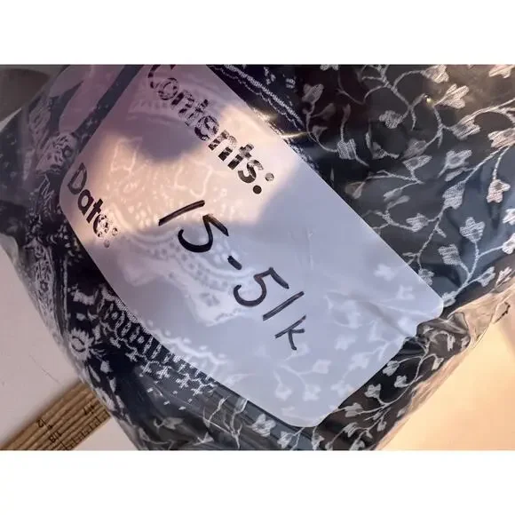 NEW Knox Rose Large Women Patchwork Bandana Print Sun Dress Blue 15-51k - Picture 9 of 9